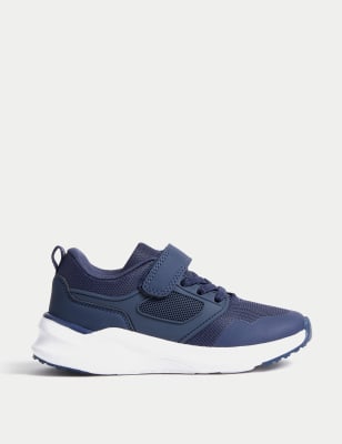 M&S Boys Freshfeet Riptape Sport Trainers (4 Small - 13 Small) - 5.5 SSTD - Navy, Navy,Black