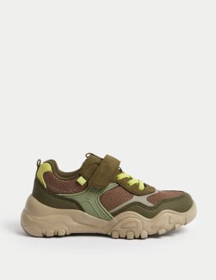 

Boys M&S Collection Kids' Freshfeet™ Riptape Trainers (4 Small - 13 Small) - Khaki, Khaki