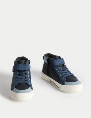 Kids' Riptape Dinosaur High Top Trainers (4 Small - 2 Large)