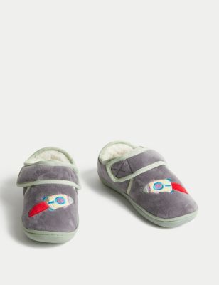Kids' Riptape Slippers (4 Small - 12 Small)