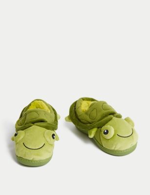Kids' Riptape Turtle Slippers (4 Small - 12 Small)