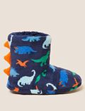 Slipper-Stiefel mit Dinosauriermuster für Kinder (21,5–32)