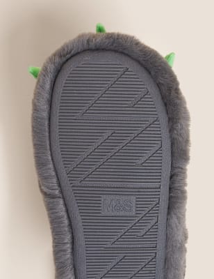 

M&S Collection Slipper-Stiefel mit Krallenmotiv für Kinder (32-39,5) - Grey, Grey