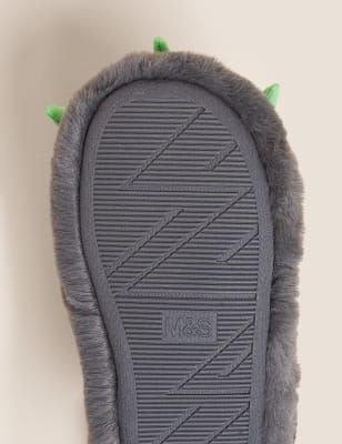 M&S Boys Kids' Claw Slipper Boots (5 Small