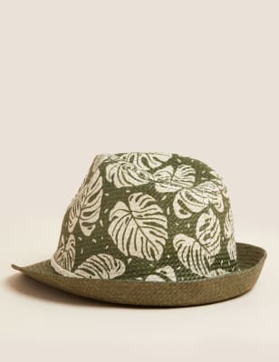 

Boys M&S Collection Kids' Palm Print Sun Hat (12 Mths - 13 Yrs) - Khaki Mix, Khaki Mix