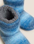 Knitted Slipper Boots (4 Small - 7 Large)