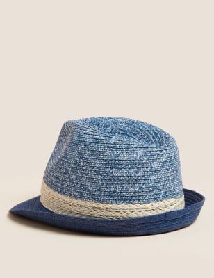 

M&S Collection Gorro para verano infantil (12 meses-13 años) - Blue Mix, Blue Mix