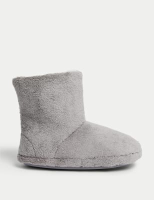 

Unisex,Boys,Girls M&S Collection Kids' Slipper Boots (4-7 Yrs) - Grey, Grey