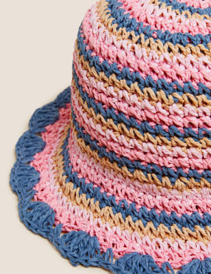 

Girls M&S Collection Kids' Crochet Sun Hat (12 Mths - 13 Yrs) - Multi, Multi