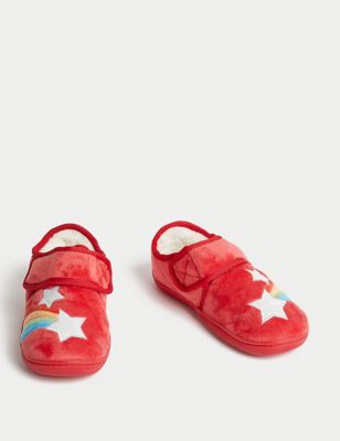 Kids' Riptape Rainbow Slippers (4 Small - 12 Small)