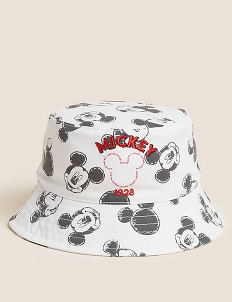 Kids' Pure Cotton Mickey Mouse&trade; Sun Hat (0-6 Yrs)