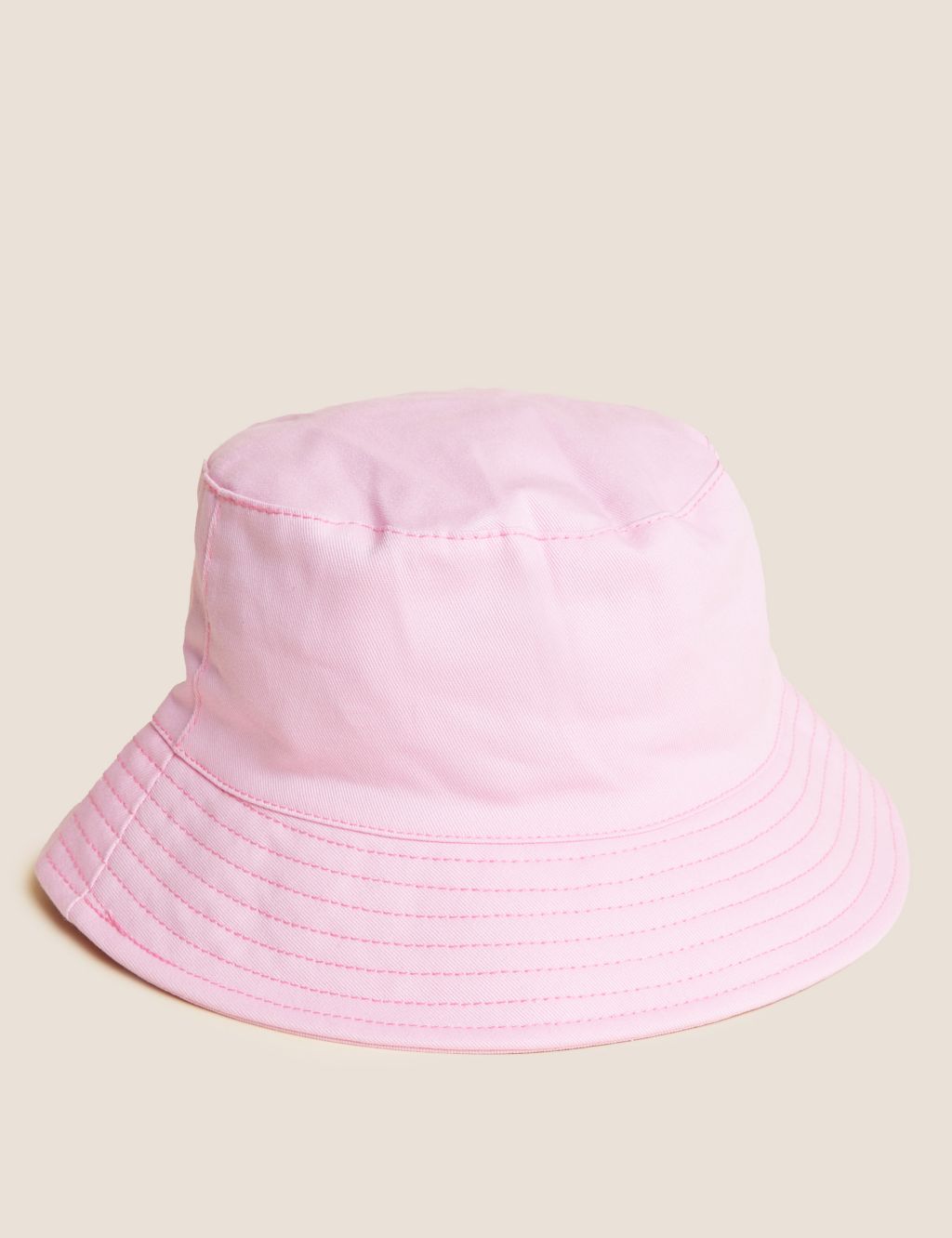 Kids' Pure Cotton Plain Sun Hat (1-6 Yrs) image 1