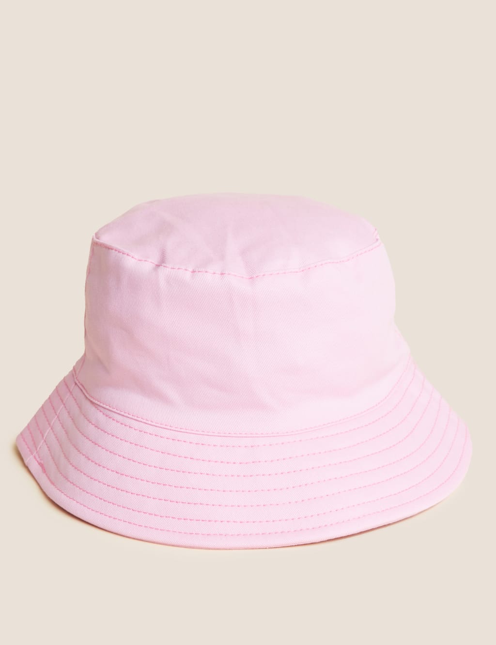 Kids' Pure Cotton Plain Sun Hat (1-6 Yrs) image 2