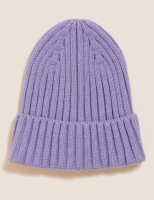 

Unisex,Boys,Girls M&S Collection Kids' Plain Winter Hat (12 Mths -13 Yrs) - Lilac, Lilac