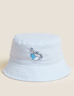 

Unisex,Boys,Girls M&S Collection Kids' Cotton Blend Peter Rabbit™ Sun Hat (0-1 Yr) - Cream Mix, Cream Mix