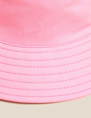 

Unisex,Boys,Girls M&S Collection Kids' Pure Cotton Plain Sun Hat (0-13 Yrs) - Pink, Pink
