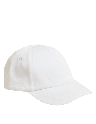 

Unisex,Boys,Girls Kids' Pure Cotton Baseball Cap (12 Mths - 13 Yrs) - White, White