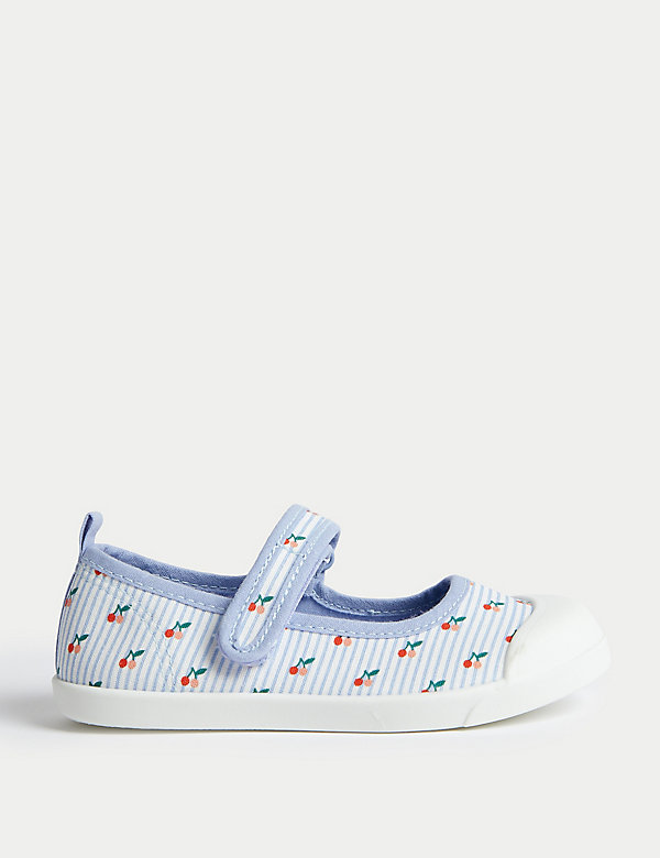 Kids' Canvas Riptape Trainers (4 Small - 2 Large) - HK