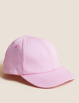 

Unisex,Boys,Girls M&S Collection Kids' Pure Cotton Baseball Cap (1-13 Yrs) - Rose Pink, Rose Pink