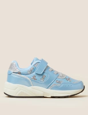 

M&S Collection Zapatillas deportivas infantiles Freshfeet™ de Frozen™ con velcro (4 pequeño-12 pequeño) - Blue Mix, Blue Mix
