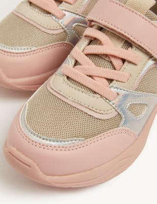 

Girls M&S Collection Kids' Freshfeet™ Trainers (4 Small - 13 Small) - Pink Mix, Pink Mix