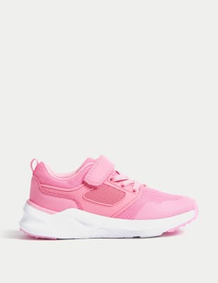 

Girls M&S Collection Kids' Freshfeet™ Riptape Sport Trainers (4 Small - 13 Small) - Pink, Pink