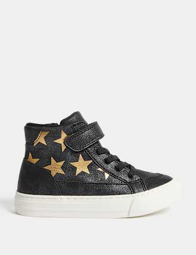 Kids' Freshfeet™ Riptape Star High Tops (4 Small - 13 Small)