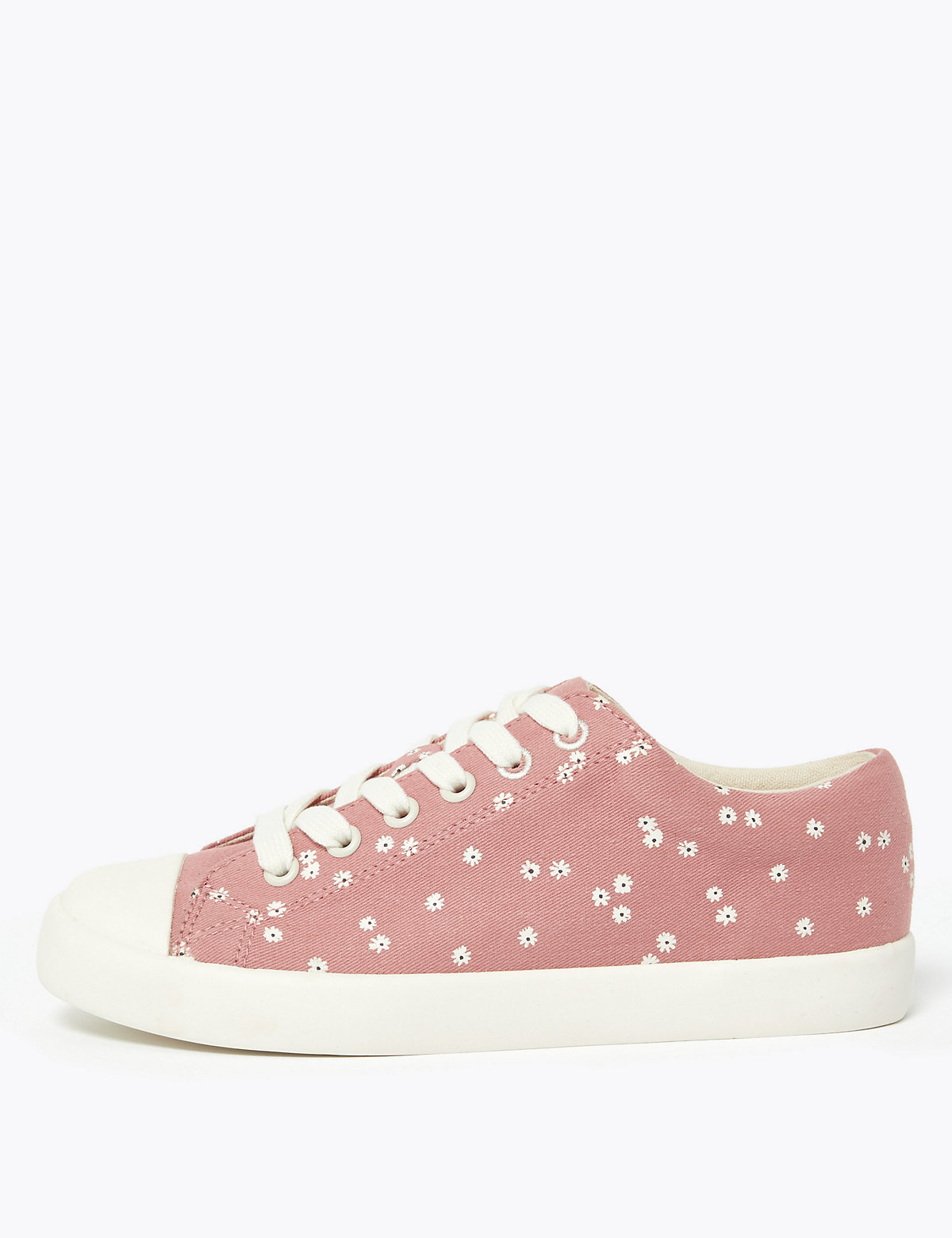Kids' Canvas Floral Trainers