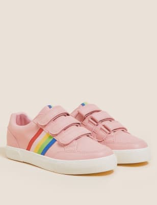 Kids' Rainbow Freshfeet™ Riptape Trainers