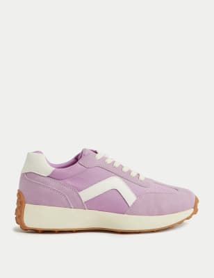 

M&S Collection Zapatillas de deporte infantiles Freshfeet™ (1 grande-6 grande) - Pink, Pink