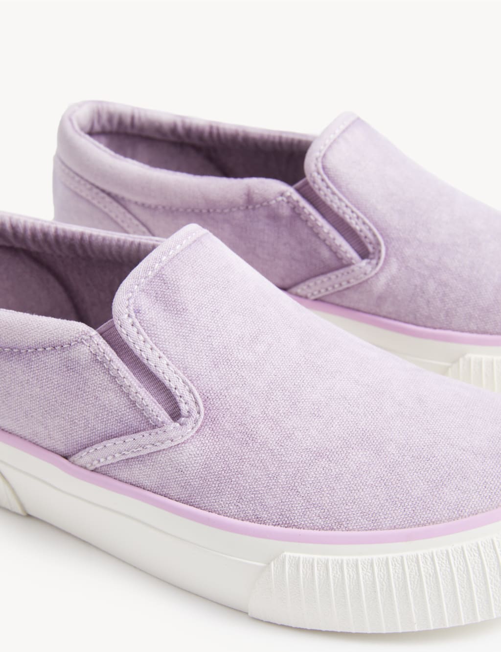Kids' Canvas Slip-on Pumps (13 Small - 6 Large) image 2