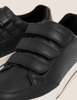 

Boys M&S Collection Kids' Freshfeet™ Riptape Trainers (13 Small - 7 Large) - Black, Black