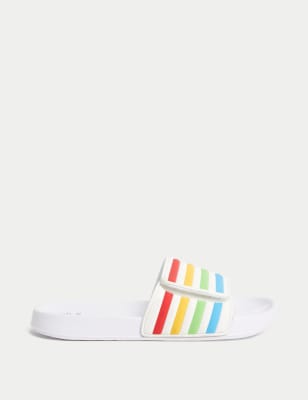 Kids' Striped Sliders (1 Large - 7 Large)