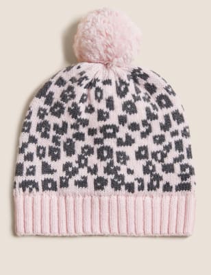 

Gorro de invierno infantil de leopardo (0-12 años) - Pink Mix, Pink Mix