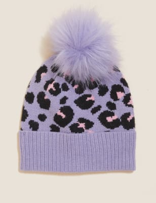 

Girls M&S Collection Kids' Leopard Winter Hat (12 Mths - 13 Yrs) - Lilac, Lilac