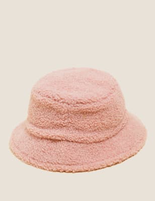 

Girls M&S Collection Kids' Borg Winter Hat (12 Mths - 13 Yrs) - Antique Rose, Antique Rose