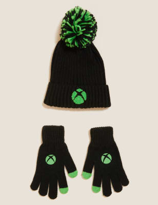 

Boys M&S Collection Kids' Xbox™ Hat and Glove Set (6-13 Yrs) - Black Mix, Black Mix