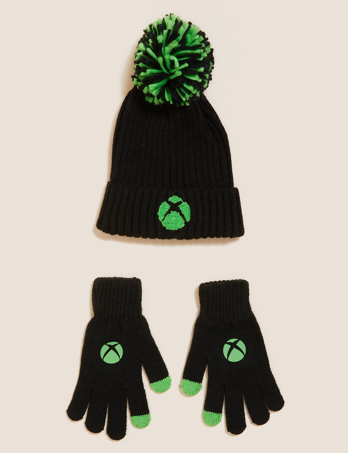 Kids' Xbox™ Hat and Glove Set (6-13 Yrs)