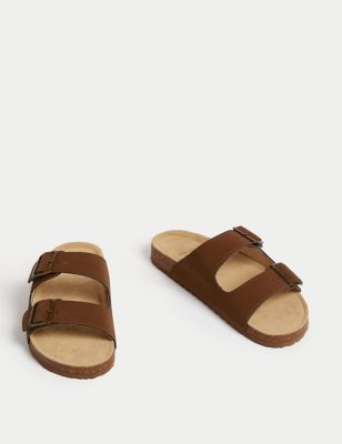 Kids' Leather Footbed Sandals (1 Large - 7 Large)