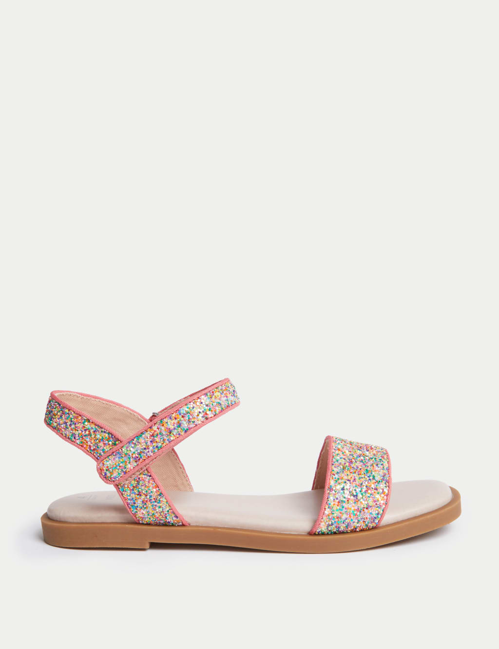 Kids' Glitter Sandals (3 Large - 6 Large)