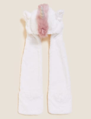 

Girls M&S Collection Kids' Faux Fur Unicorn Winter Hat (6-13 Yrs) - Light Pink Mix, Light Pink Mix