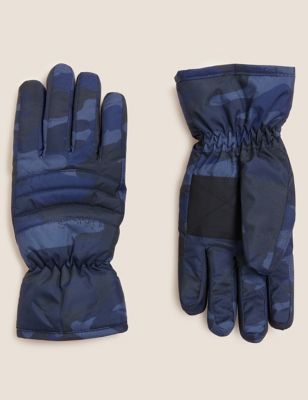 Kids' Padded Camouflage Ski Gloves (12 Mths - 13 Yrs) - CZ
