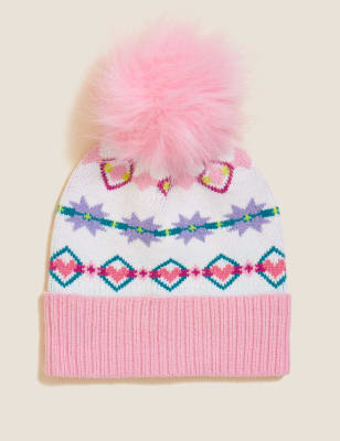 

M&S Collection Gorro de invierno infantil estampado (1-13 años) - Multi, Multi