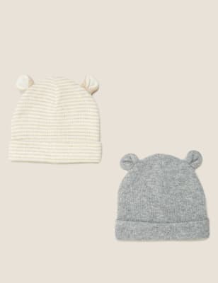 m&s baby hat and mittens
