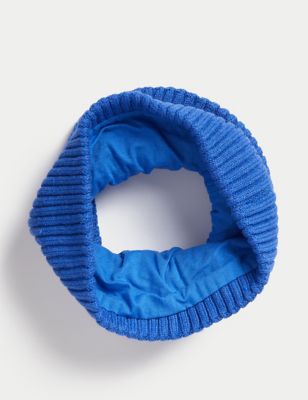 

Unisex,Boys,Girls M&S Collection Kids' Ribbed Snood (3-13 Yrs) - Blue, Blue