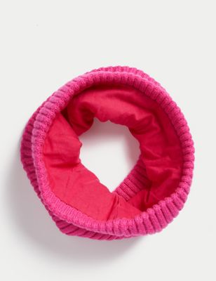

Unisex,Boys,Girls M&S Collection Kids' Ribbed Snood (3-13 Yrs) - Hot Pink, Hot Pink