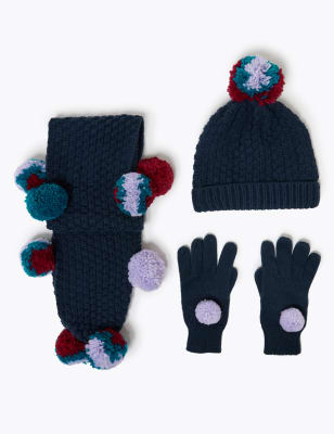 m&s baby hat and mittens
