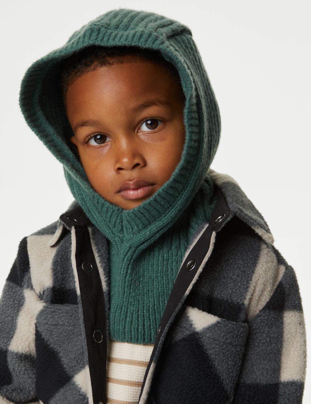 Kids' Knitted Hood (18Mths-6 Yrs) image 1