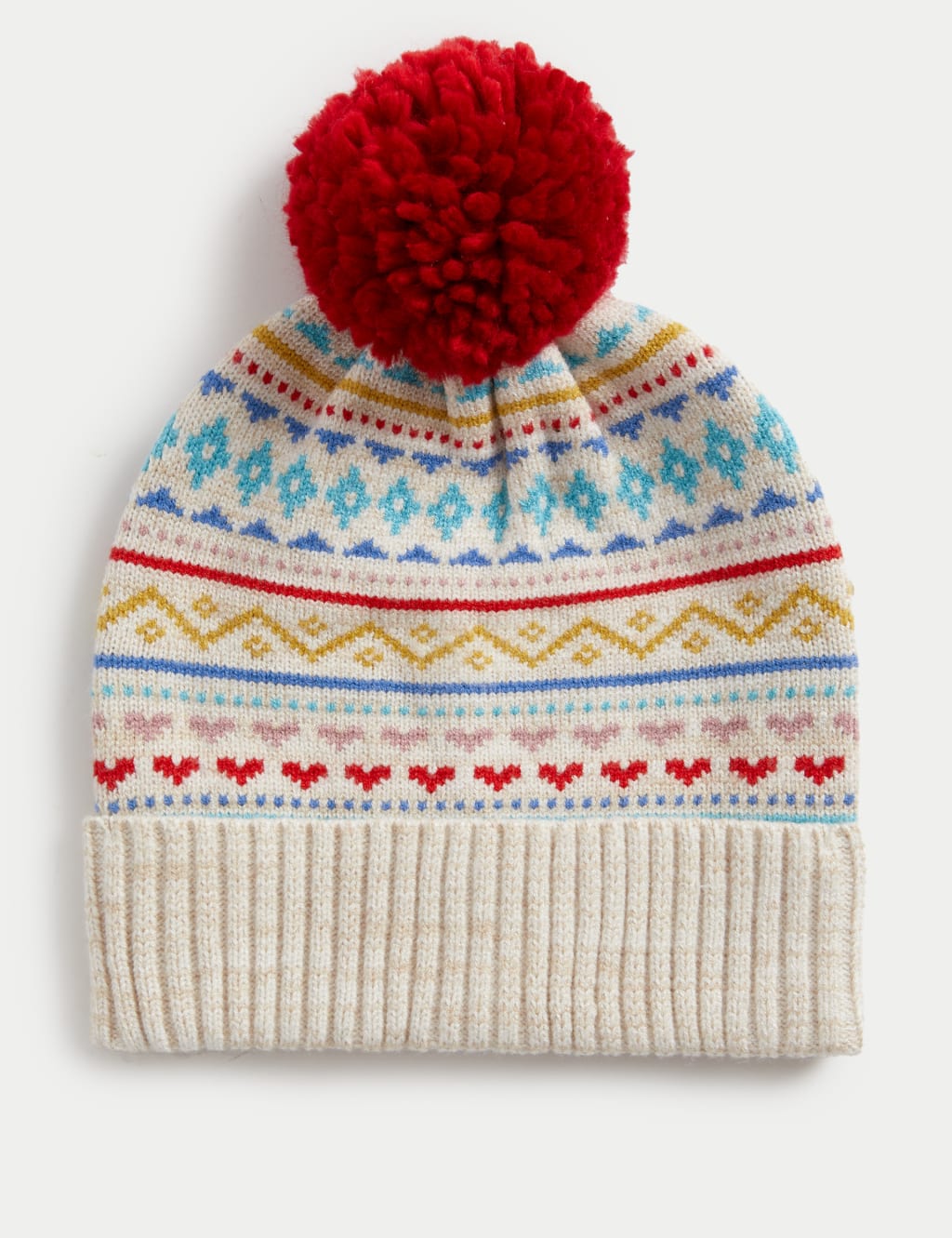 Kids’ Fair Isle Winter Hat (1-13 Yrs) image 1