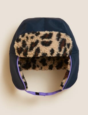 

Girls M&S Collection Kids' Borg Lined Trapper Hat with Thermowarmth™ (1-13 Yrs) - Navy, Navy